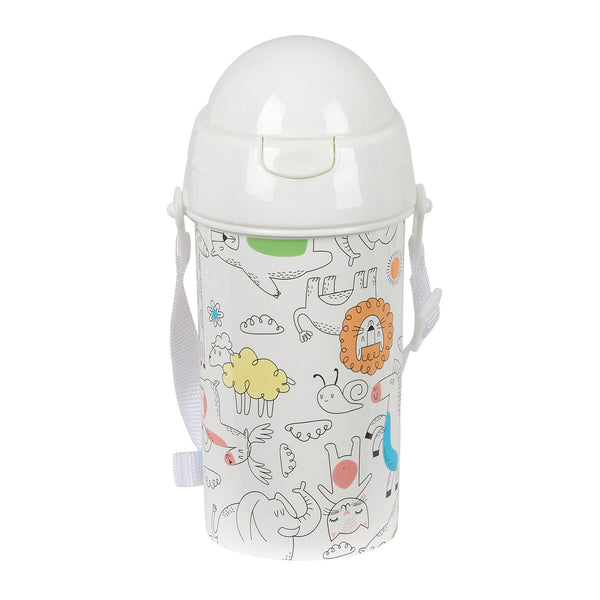 Wasserflasche Safta Zoo Beige PVC 500 ml