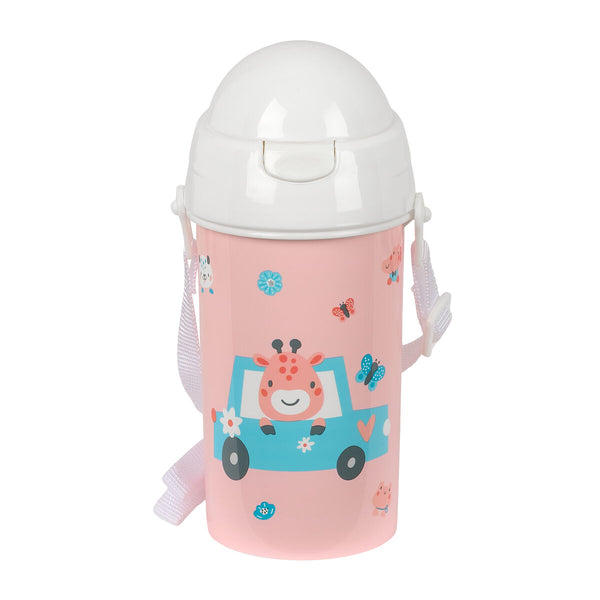 Wasserflasche Safta Jirafa Koralle PVC 500 ml