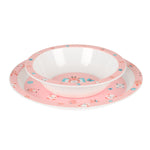 Kinder Geschirrset Safta Jirafa Polyester 26 x 26 x 9 cm