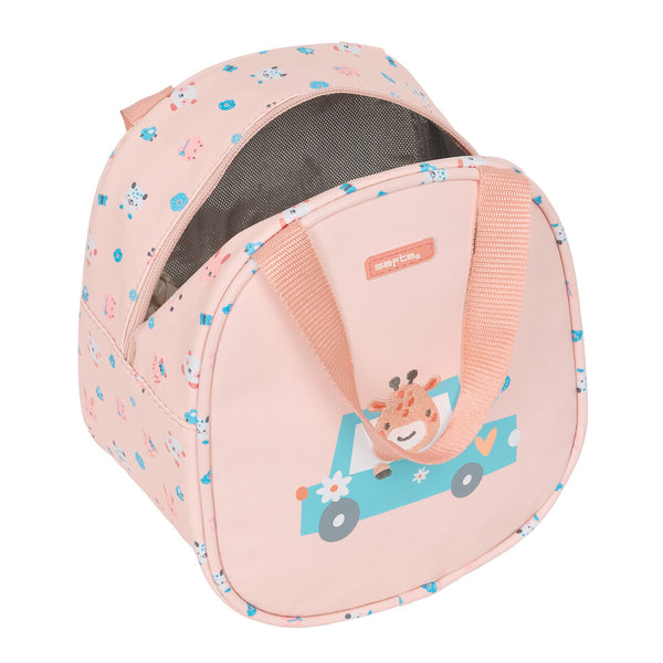 Thermo-Vesperbox Safta Jirafa Koralle 19 x 22 x 14 cm