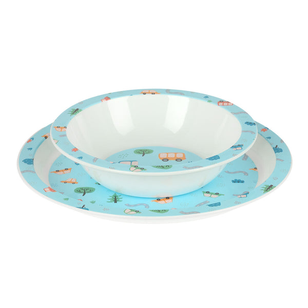 Kinder Geschirrset Safta Coches Polyester 26 x 26 x 9 cm