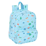Kinderrucksack Safta Coches Blau 22 x 27 x 10 cm