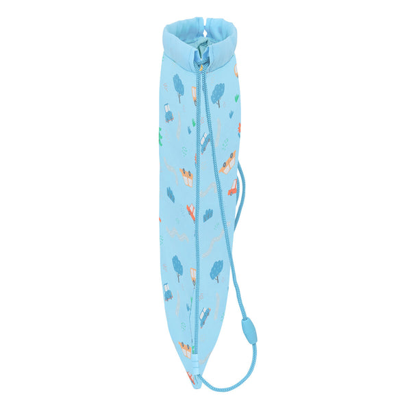 Rucksacktasche mit Bändern Safta Coches Blau 26 x 34 x 1 cm