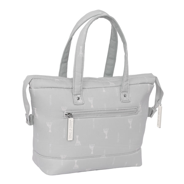 Reise-Toilettentasche Sophie la Girafe Hellgrau 27 x 24,5 x 12,5 cm