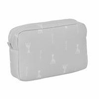 Reise-Toilettentasche Sophie la Girafe Hellgrau 20 x 13 x 5,5 cm