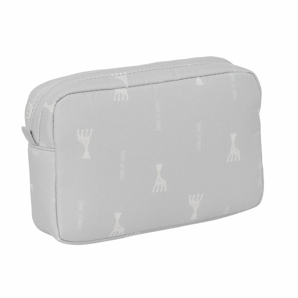 Reise-Toilettentasche Sophie la Girafe Hellgrau 20 x 13 x 5,5 cm