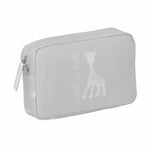 Reise-Toilettentasche Sophie la Girafe Hellgrau 20 x 13 x 5,5 cm