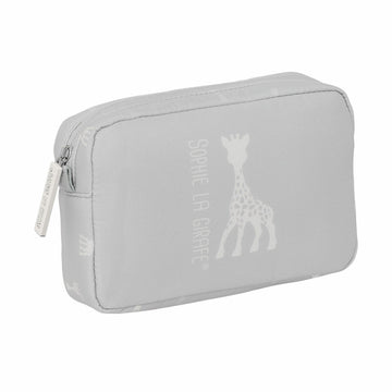 Reise-Toilettentasche Sophie la Girafe Hellgrau 20 x 13 x 5,5 cm