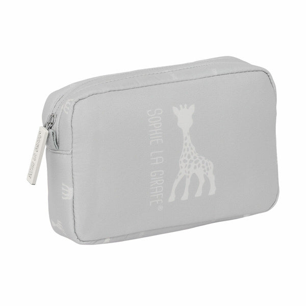 Reise-Toilettentasche Sophie la Girafe Hellgrau 20 x 13 x 5,5 cm