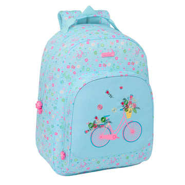 Schulrucksack Safta Bicicleta Blau 32 x 42 x 15 cm