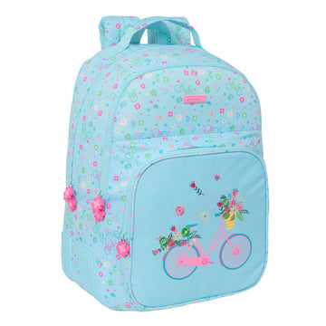 Schulrucksack Safta Bicicleta Blau 32 x 42 x 15 cm