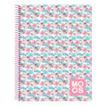 Notizbuch Moos Flores Bunt A4 120 Blatt