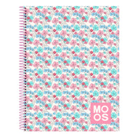 Notizbuch Moos Flores Bunt A4 120 Blatt