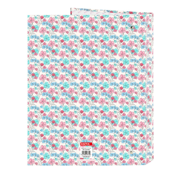 Ringbuch Moos Flores Bunt A4 26.5 x 33 x 4 cm