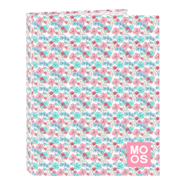Ringbuch Moos Flores Bunt A4 26.5 x 33 x 4 cm
