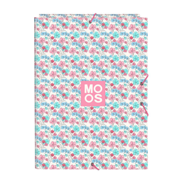 Ringbuch Moos Flores Bunt A4 26 x 33.5 x 2.5 cm