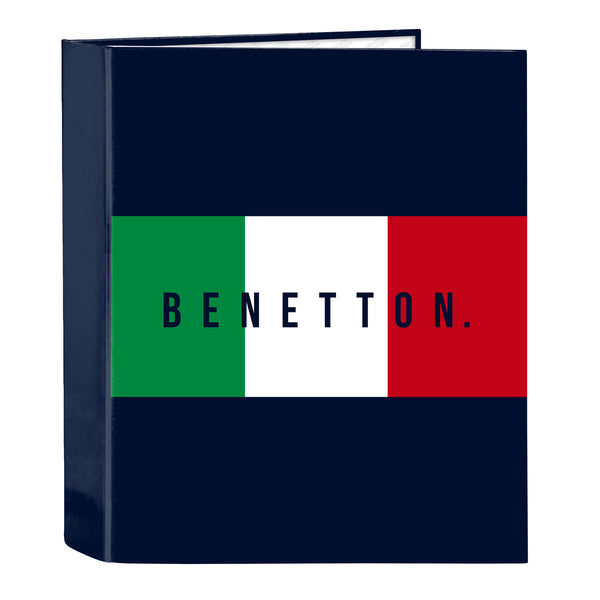 Ringbuch Benetton Flag Marineblau A4 27 x 33 x 6 cm
