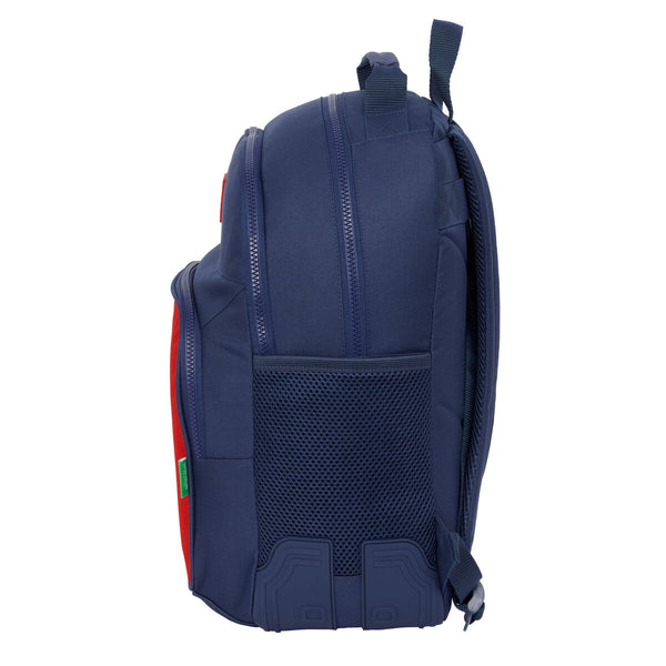 Schulrucksack Benetton Flag Marineblau 32 x 42 x 15 cm