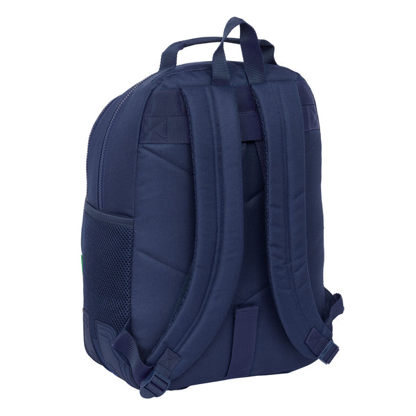 Schulrucksack Benetton Flag Marineblau 32 x 42 x 15 cm