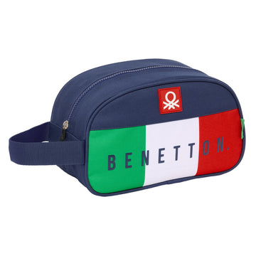Reise-Toilettentasche Benetton Flag Marineblau 26 x 15 x 12 cm