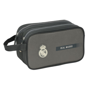 Reise-Toilettentasche Real Madrid C.F. Grau Sportlich 26 x 15 x 12.5 cm
