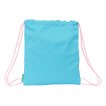 Rucksacktasche mit Bändern Benetton Unique Rosa türkis 35 x 40 x 1 cm