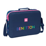 Schulrucksack Benetton Damero Marineblau 38 x 28 x 6 cm