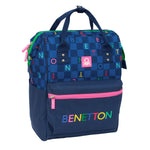 Schulrucksack Benetton benetton Marineblau 27 x 40 x 19 cm