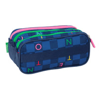 Allzwecktasche Benetton Damero Marineblau 21,5 x 10 x 8 cm