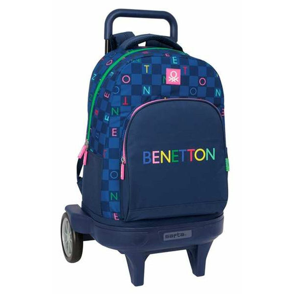 Schulrucksack Benetton Damero 33 x 45 x 22 cm