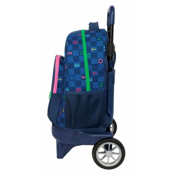 Schulrucksack Benetton Damero 33 x 45 x 22 cm