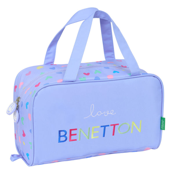 Reise-Toilettentasche Benetton Lila Lila 31 x 14 x 19 cm