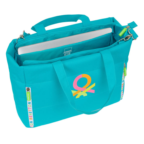 Laptoptasche Benetton Summer Blau 40 x 31 x 17 cm