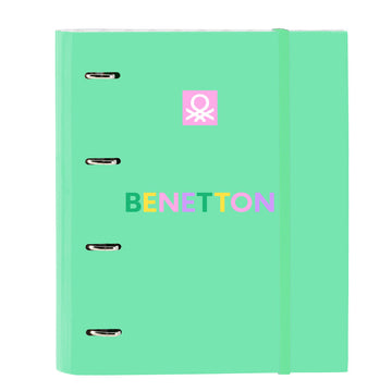 Ringbuch Benetton Mint grün 27 x 32 x 3.5 cm