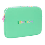 Laptop Hülle Benetton Mint grün 15,6'' 39,5 x 27,5 x 3,5 cm
