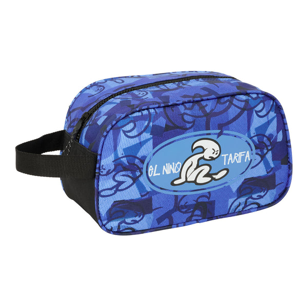 Reise-Toilettentasche El Niño Roller Blau Schwarz 26 x 15 x 12 cm
