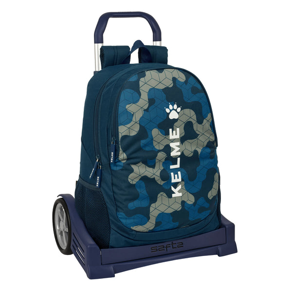 Schulrucksack mit Rädern Kelme Epic Marineblau 32 x 44 x 16 cm