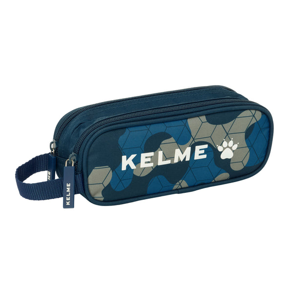 Zweifaches Mehrzweck-Etui Kelme Epic Marineblau 21 x 8 x 6 cm