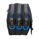 Dreifaches Mehrzweck-Etui Kelme Jet black Schwarz 21,5 x 10 x 8 cm