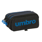 Dreifaches Mehrzweck-Etui Kelme Jet black Schwarz 21,5 x 10 x 8 cm