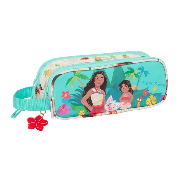 Zweifaches Mehrzweck-Etui Vaiana Blau Beige 21 x 8 x 6 cm