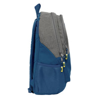 Schulrucksack Munich Street Blau Grau 32 x 44 x 16 cm