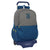 Schulrucksack mit Rädern Munich Street Blau Grau 32 x 44 x 16 cm