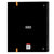 Ringbuch Munich Lagoon Schwarz 27 x 32 x 3.5 cm