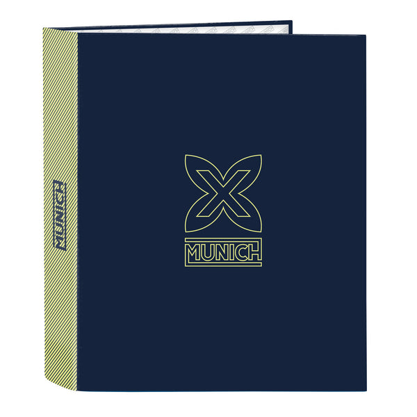 Ringbuch Munich North Marineblau A4 27 x 33 x 6 cm