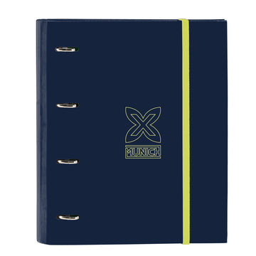 Ringbuch Munich North Marineblau 27 x 32 x 3.5 cm