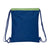 Rucksacktasche mit Bändern Munich North Marineblau 35 x 40 x 1 cm