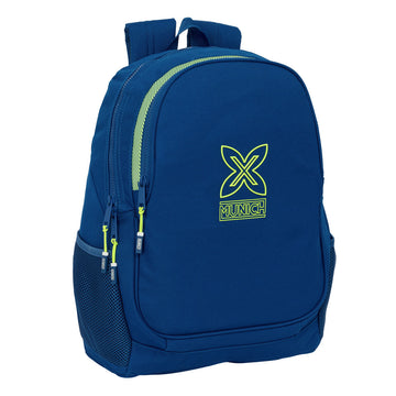 Schulrucksack Munich North Marineblau 32 x 44 x 16 cm