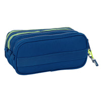 Dreifaches Mehrzweck-Etui Munich North Marineblau 21,5 x 10 x 8 cm