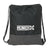 Rucksacktasche mit Bändern Munich Topo Schwarz 35 x 40 x 1 cm